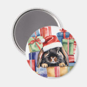 Aimant Lapin Lapin Lapin Lop Noël (Recto/Verso)