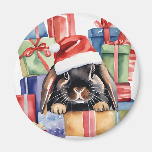 Aimant Lapin Lapin Lapin Lop Noël (Devant)