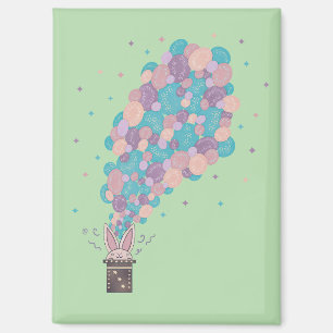 Aimant Lapin Magicien Bulles Explosion Magie Fantaisist
