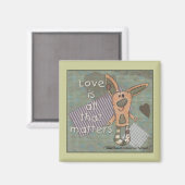 Aimant Lapin primitif (Recto/Verso)