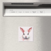 Aimant lapin rose Whimsical (In Situ (Lave-vaisselle))