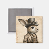 Aimant Lapin Steampunk (Recto/Verso)