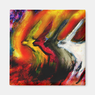 Aimant Lapins de l'Apocalypse