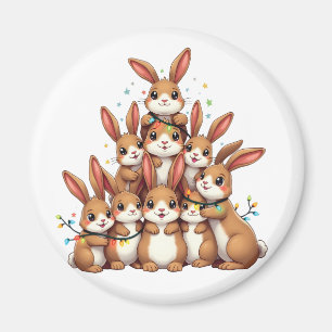 Aimant Lapins Noël Arbre Joyeux Noël Noël Noël Noël Noël
