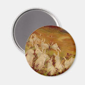 Aimant Lapins vintages (Recto/Verso)