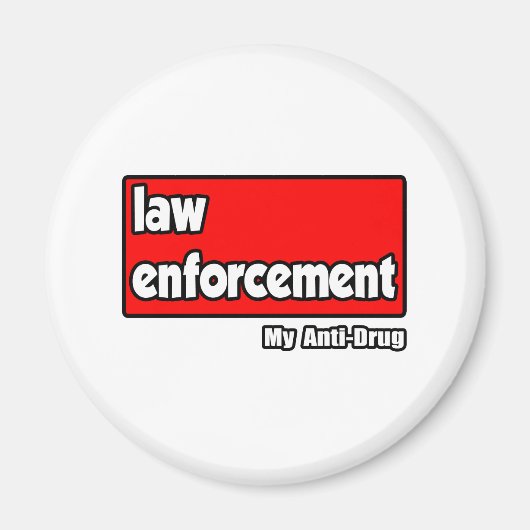 Aimant L'application de la loi... Mon anti-drogue (Devant)