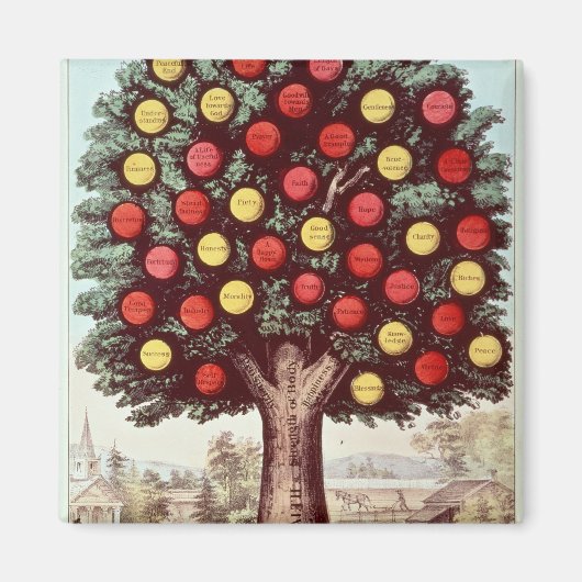 Aimant L'arbre de la tempérance, 1872 (Devant)