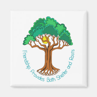 Aimant L'arbre de l'amitié fournit abri et racines