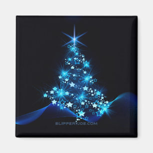 Aimant l'arbre de Noël stylisé et lumineux de SlipperyJoe