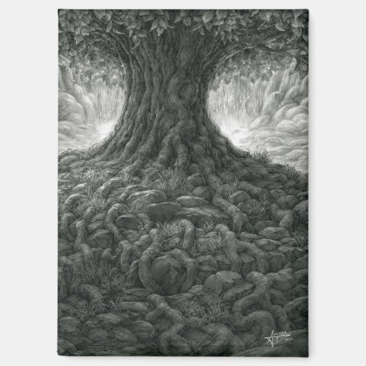 Aimant L'Arbre Gardien (Recto)