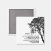 Aimant L'arbre noir et blanc le font quand même (Recto/Verso)