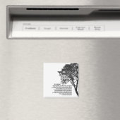 Aimant L'arbre noir et blanc le font quand même (In Situ (Lave-vaisselle))