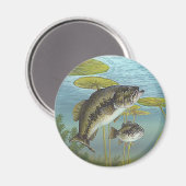Aimant Largemouth Bass (Recto/Verso)