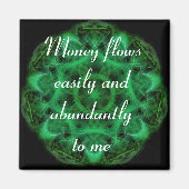 Aimant L'argent me circule vers l'aimant (Devant)