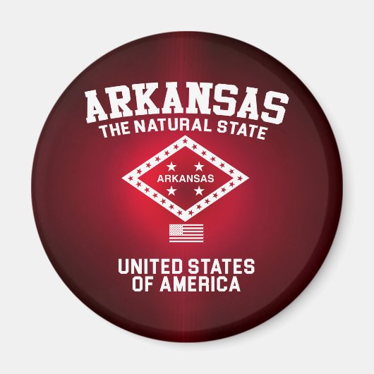 Aimant L'Arkansas L'État Naturel (Devant)
