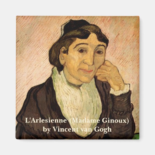 Aimant L'Arlésienne (Madame Ginoux) de Vincent van Gogh (Devant)