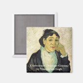 Aimant L'Arlesienne (Madame Ginoux) par Vincent van Gogh (Recto/Verso)