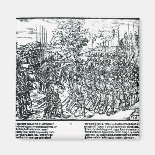 Aimant L'armée anglaise marchant avec monsieur Henry