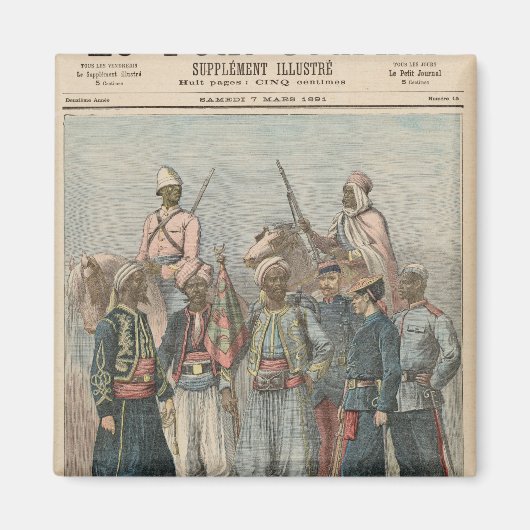 Aimant L'armée coloniale (Devant)