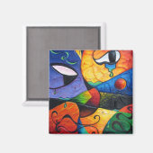 Aimant Larmes Abstraites coulent (Recto/Verso)