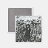 Aimant L'arrestation du juge Jeffreys 1689 (Recto/Verso)