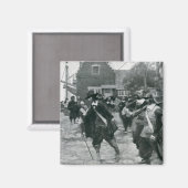 Aimant L'arrivée de Stuyvesant à New Amsterdam (Recto/Verso)