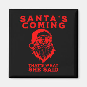 Aimant L'arrivée du Père Noël C'est ce qu'elle a dit Inap