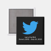 Aimant Larry the Bird Twitter retraite (Recto/Verso)