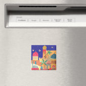 Aimant L'Art Coloré De Jérusalem (In Situ (Lave-vaisselle))