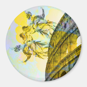 Aimant L'art cool de Rome éléments de manière branchée