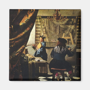 Aimant L'art de Johannes Vermeer de la peinture circa
