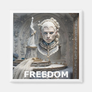 Aimant L'art de l'Imaginaire féminin de la liberté
