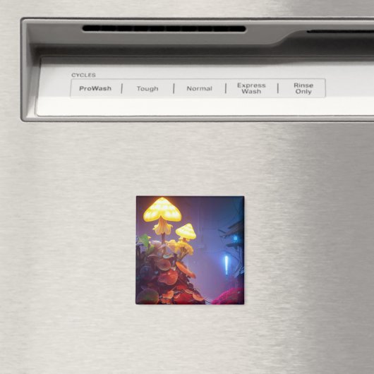 Aimant L'art des champignons (In Situ (Lave-vaisselle))