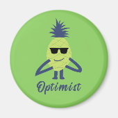 Aimant L'art drôle de l'ananas (Devant)