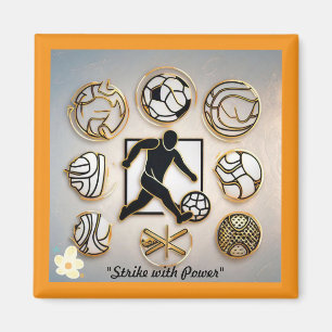 Aimant "L'art du football dynamique"