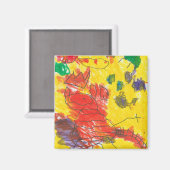 Aimant L'art inspiré par Basquiat d'Ethan (Recto/Verso)