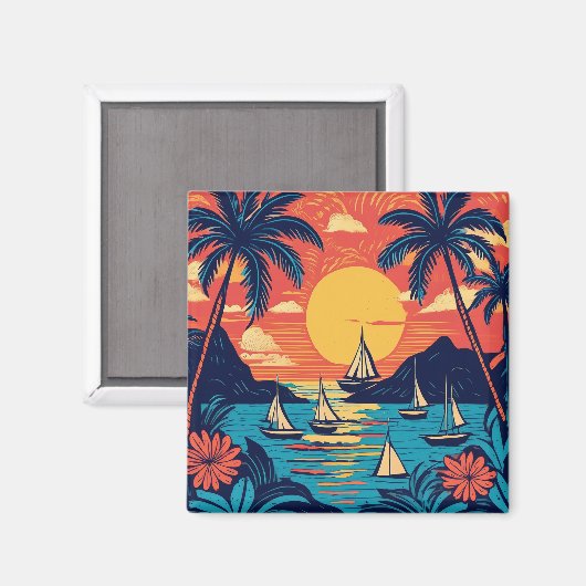 Aimant L'art tropical (Recto/Verso)