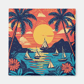 Aimant L'art tropical (Devant)