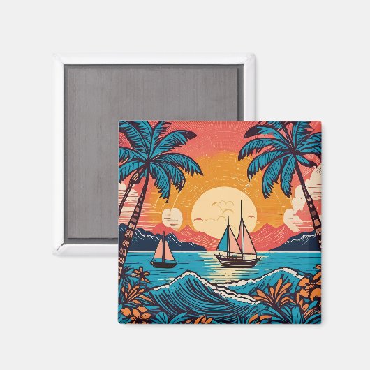 Aimant L'art tropical (Recto/Verso)