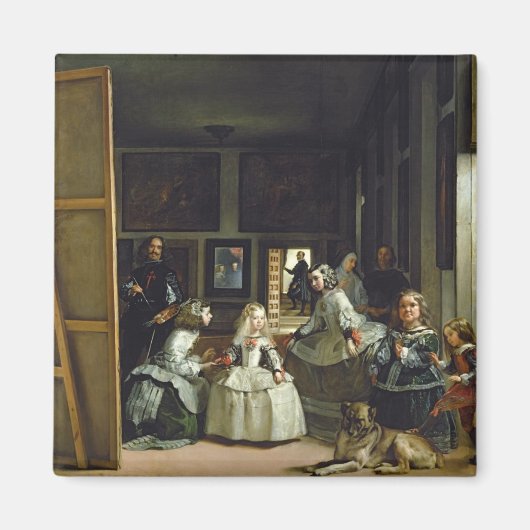 Aimant Las Meninas ou La Famille de Philippe IV, c.1656 (Devant)