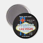 Aimant Las Vegas Custom Event (Recto/Verso)