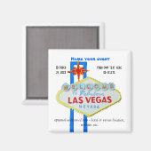 Aimant Las Vegas Custom Event (Recto/Verso)