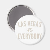 Aimant Las Vegas Vs Tout Le Monde (Recto/Verso)