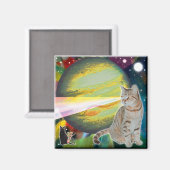 Aimant Laser-Chat de Mossbody (Recto/Verso)