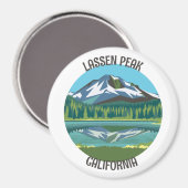 Aimant Lassen Peak, Californie (Recto/Verso)