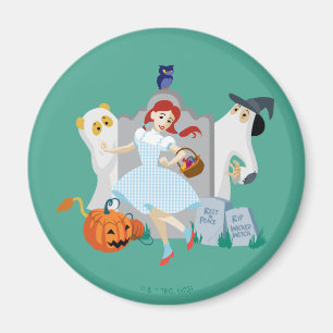 Aimant L'Assistant D'Oz™   Dorothy Halloween Joyeuse Dans
