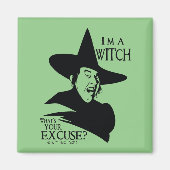 Aimant L'Assistant D'Oz™ | Je suis une sorcière (Devant)