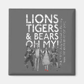 Aimant L'Assistant D'Oz™ | Lions Tigers & Ours Oh My! (Devant)