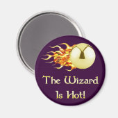 Aimant L'Assistant Pinball Est Hot (Recto/Verso)