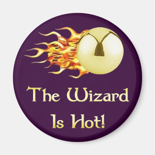 Aimant L'Assistant Pinball Est Hot (Devant)